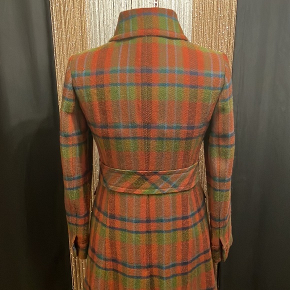 Colorful Plaid Trench Coat - Picture 4 of 14